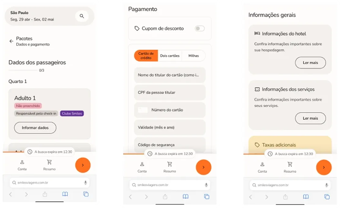 Responsive checkout page on mobile