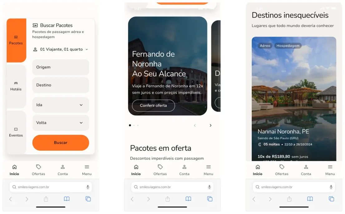 Responsive homepage on mobile