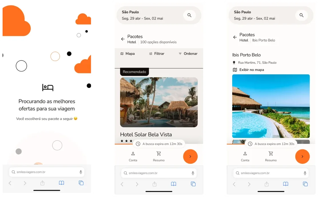 Responsive purchase flow on mobile